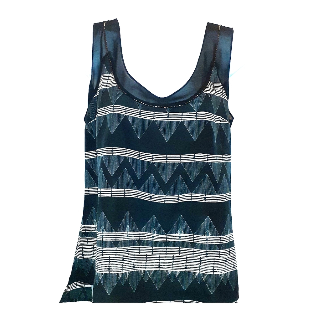 👚Mexx Black & White Blouse 🇨🇦 L